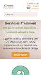 Mobile Screenshot of keratosis-treatment.com
